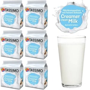 6x Tassimo Creamer з молочних капсул 16 шт