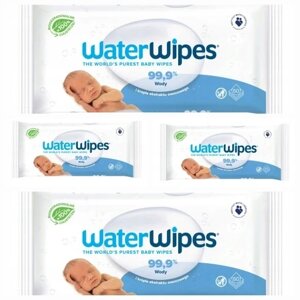 720 штук вологих серветок Waterwipes 12x60 для дитини біо мега-набір вологі 99,9% вода діти 240шт 4x60