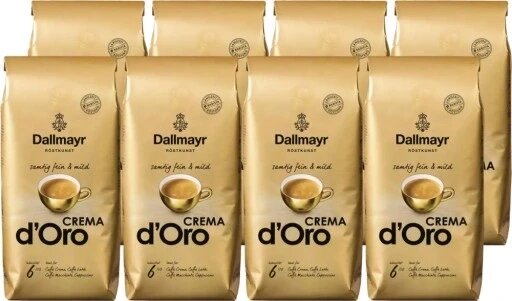 8 Кава в зернах Dallmayr Crema D'oro 1000 г від компанії Інтернет-магазин EconomPokupka - фото 1