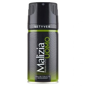 8 шт. Malizia Vetyver Uomo 150 Ml дезодорант у спреї 150мл