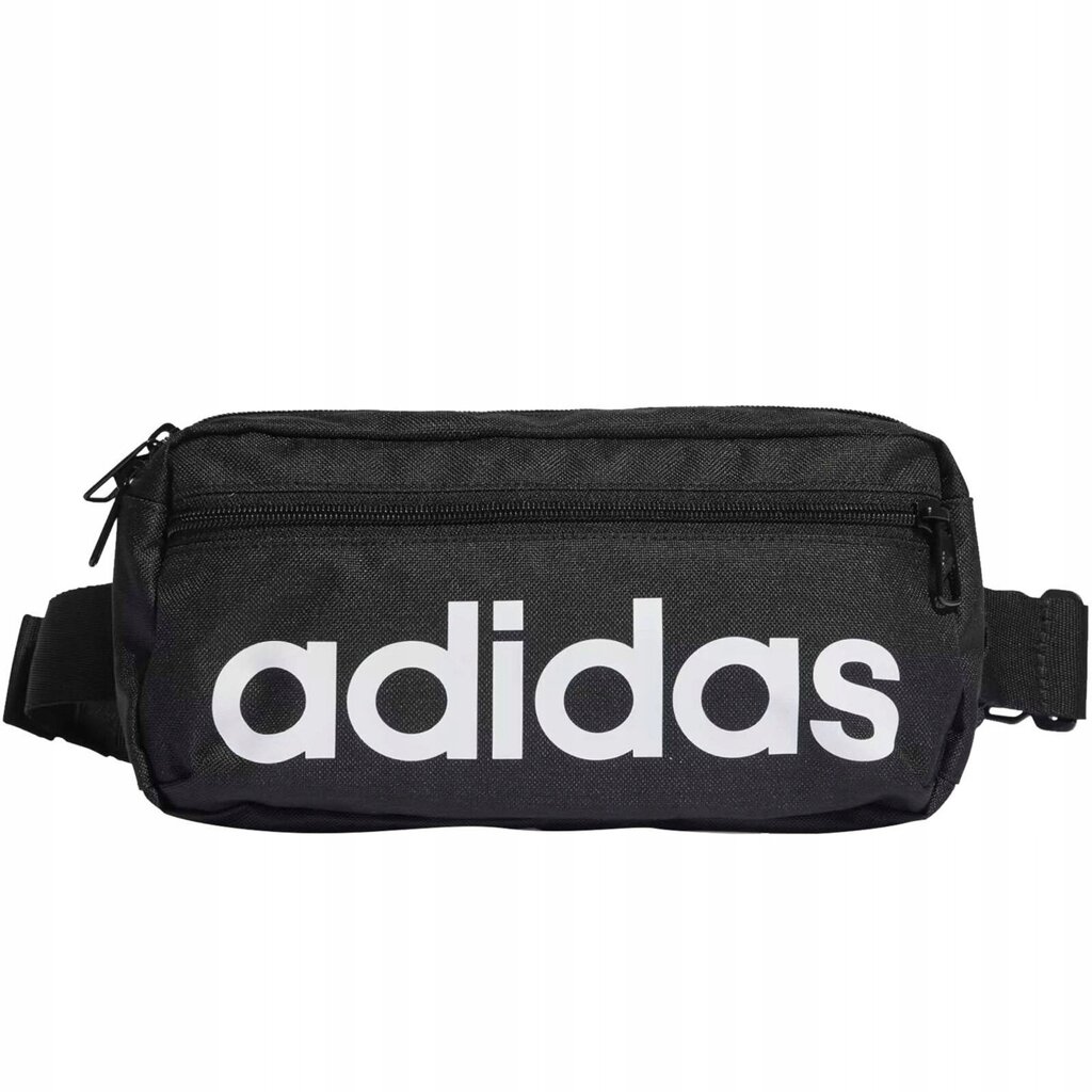 Adidas сумка на плече поясна сумка чорна сумка на пояс Linear Bum Bag чорна модель Ht4739 торба на бедро від компанії Інтернет-магазин EconomPokupka - фото 1