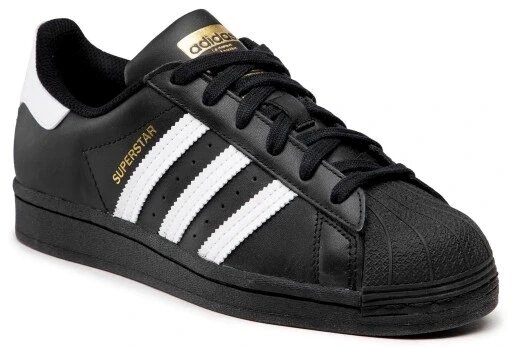 Adidas жіноче спортивне взуття Superstar J розмір 36 2/3 Originals чорне золоте шкіряне Ef5398 від компанії Інтернет-магазин EconomPokupka - фото 1