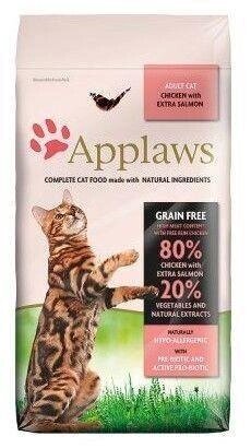 Applaws Adult Cat Chicken with Extra Salmon 7,5 кг від компанії Інтернет-магазин EconomPokupka - фото 1