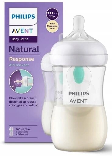 Avent пляшечка Natural Response Scy673/01 Airfree 260мл від компанії Інтернет-магазин EconomPokupka - фото 1