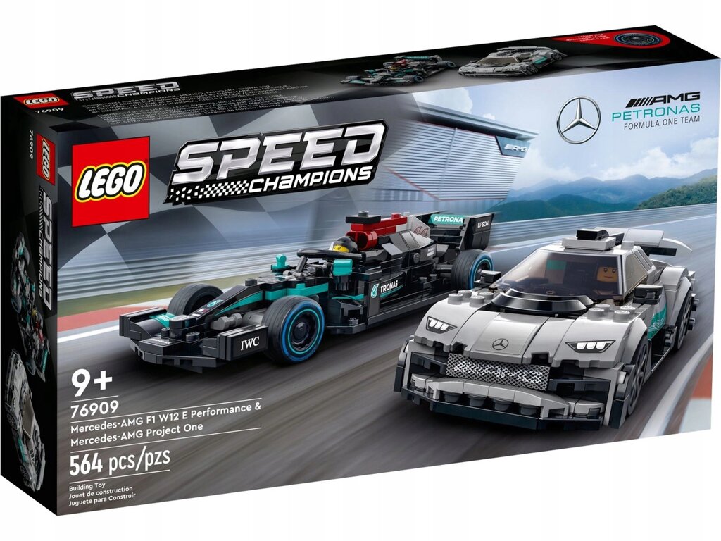 Авто-конструктор LEGO Mercedes-AMG F1 W12 E Performance и Mercedes-AMG Project One (76909) від компанії Інтернет-магазин EconomPokupka - фото 1