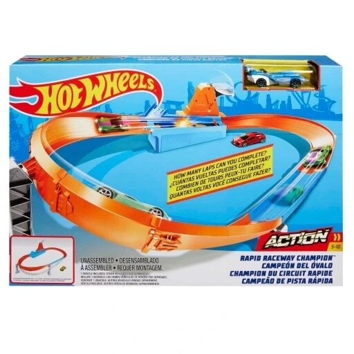 Автотрек Hot Wheels Gjm75 набір іграшкових машин Car Track від компанії Інтернет-магазин EconomPokupka - фото 1