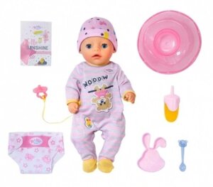 Baby Born Soft Touch інтерактивна функціональна лялька Bobas 36 см дівчинка 36 Zapf