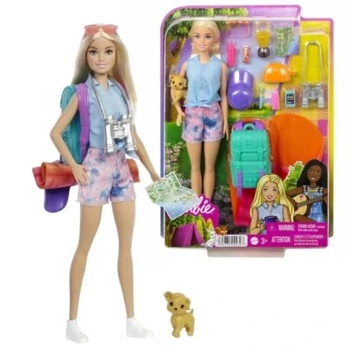 Barbie Camping Лялька Barbie Malibu + аксесуар HDF73 від компанії Інтернет-магазин EconomPokupka - фото 1