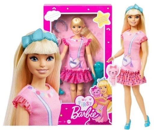 Barbie моя перша лялька з кошеням Hll19 барбі від компанії Інтернет-магазин EconomPokupka - фото 1