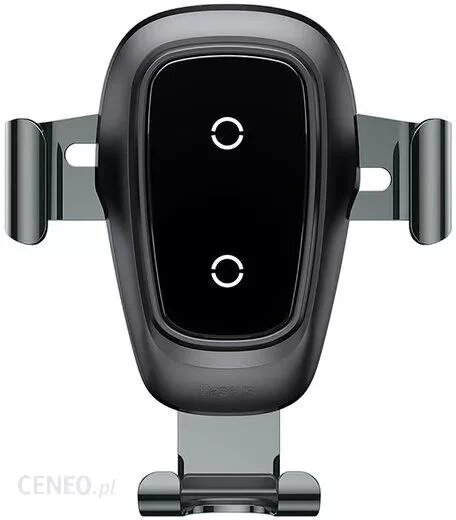 Бездротовий зарядний пристрій-тримач Baseus Metal Gravity Car Mount Wireless Charger Black (bsu043) від компанії Інтернет-магазин EconomPokupka - фото 1