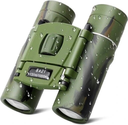 Бінокль компактний дитячий Green Moro 8х21 день ніч скло оптика дитяча Binoculars від компанії Інтернет-магазин EconomPokupka - фото 1