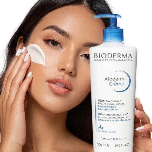 Bioderma Atoderm крем Ultra 500 мл крем для обличчя та тіла глибоко зволожуючий Atodrem 500ml від компанії Інтернет-магазин EconomPokupka - фото 1