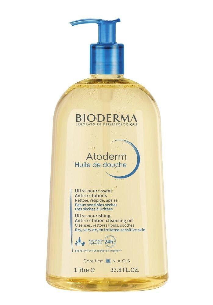 Bioderma Atoderm масляний зволожуючий олієчок для ванної та душу 1000 мл від компанії Інтернет-магазин EconomPokupka - фото 1