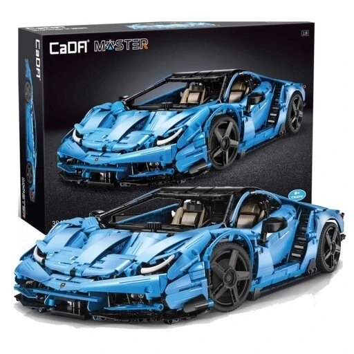 Блоки Cada Master C61041w 770-4 Super Car 3842 шт Lamborgini Blocks гоночна машина великий 52 см від компанії Інтернет-магазин EconomPokupka - фото 1