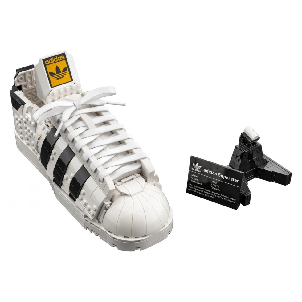 Блоковий конструктор LEGO Adidas Originals Superstar (10282) (10282) від компанії Інтернет-магазин EconomPokupka - фото 1