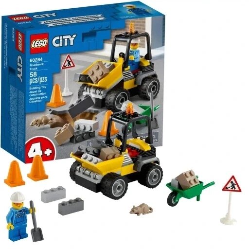 Блоковий конструктор LEGO City Дорожня вантажівка (60284) від компанії Інтернет-магазин EconomPokupka - фото 1
