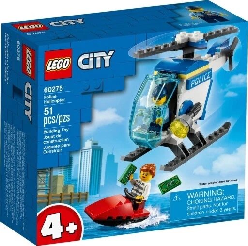 Блоковий конструктор LEGO City Поліцейський вертоліт (60275) від компанії Інтернет-магазин EconomPokupka - фото 1