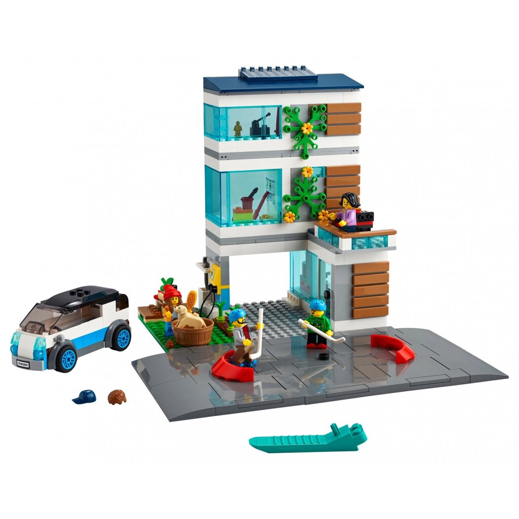 Блоковий конструктор LEGO City Сучасний дім (60291) від компанії Інтернет-магазин EconomPokupka - фото 1