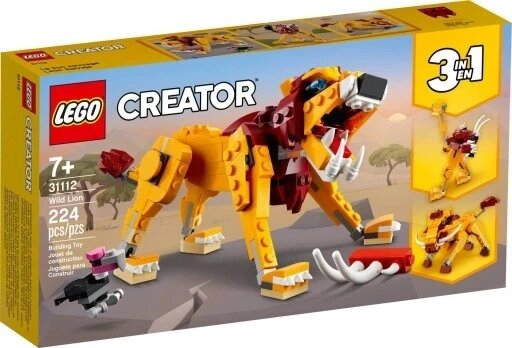 Блоковий конструктор LEGO Creator Wild Lion (31112) від компанії Інтернет-магазин EconomPokupka - фото 1