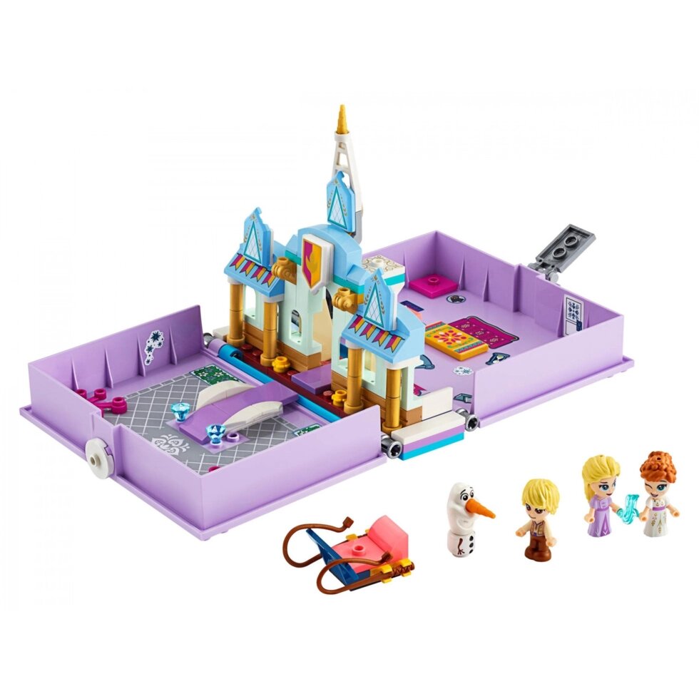 Блоковий конструктор LEGO Disney Princess Книга казкових пригод Анни і Ельзи (43175) від компанії Інтернет-магазин EconomPokupka - фото 1