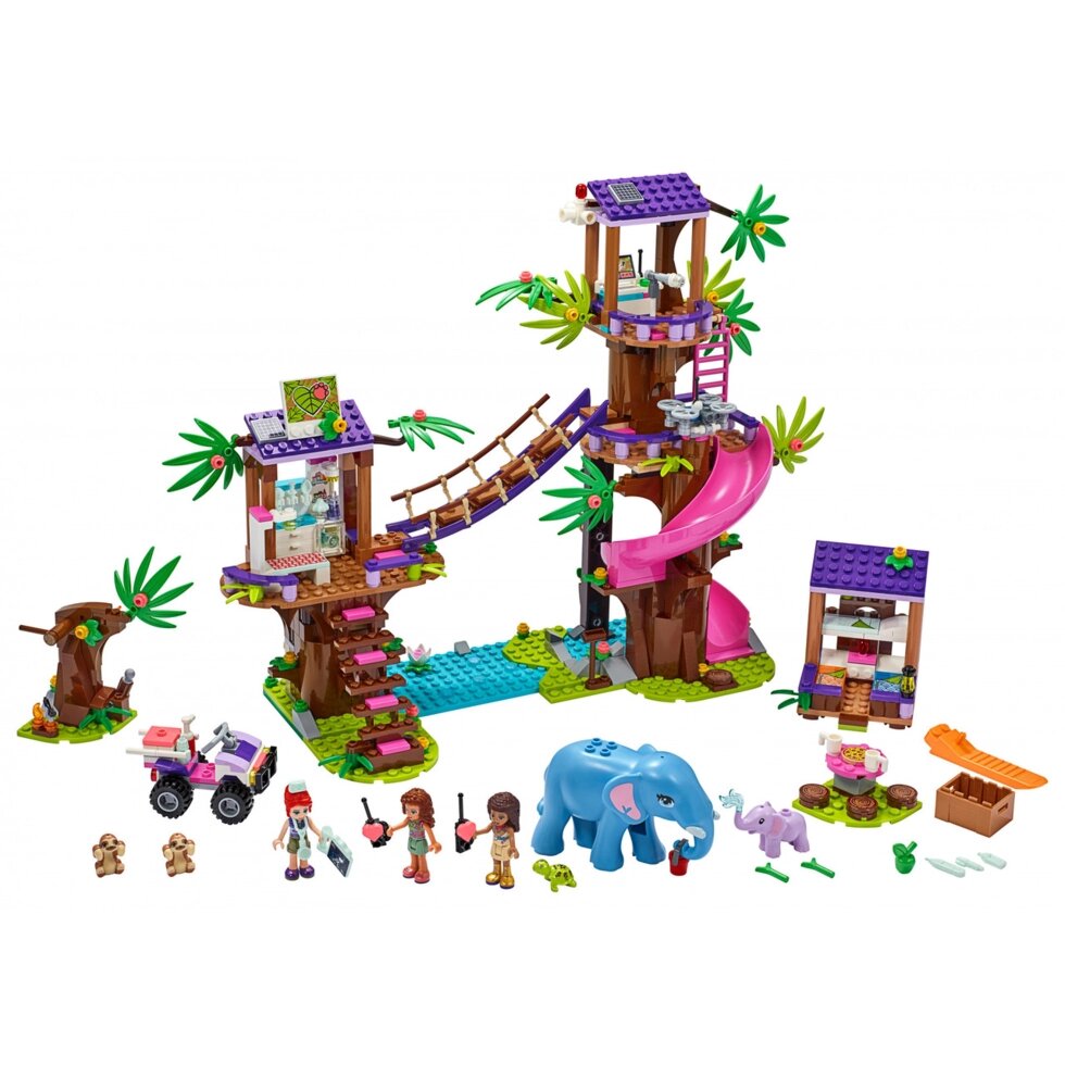 Блоковий конструктор LEGO Friends Джунглі: штаб рятувальників (41424) від компанії Інтернет-магазин EconomPokupka - фото 1