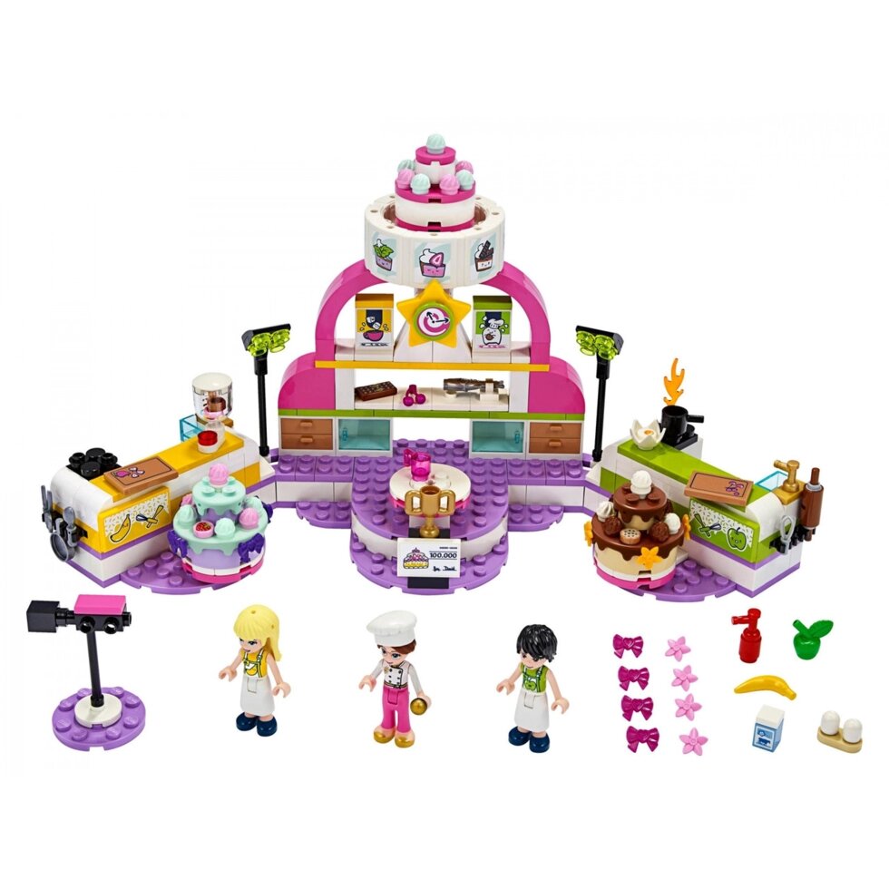 Блоковий конструктор LEGO Friends Змагання кондитерів (41393) від компанії Інтернет-магазин EconomPokupka - фото 1