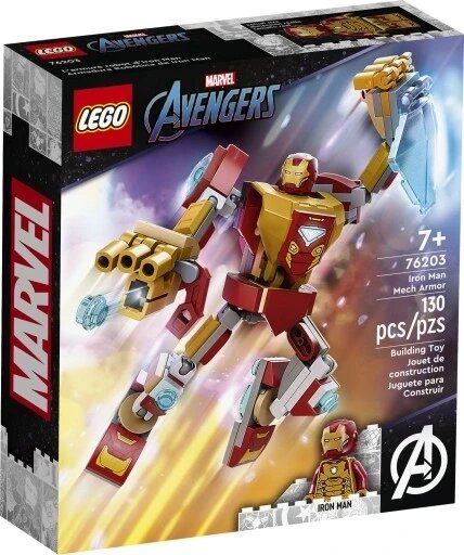 Блоковий конструктор LEGO Marvel Механічна броня Залізної людини (76203) від компанії Інтернет-магазин EconomPokupka - фото 1