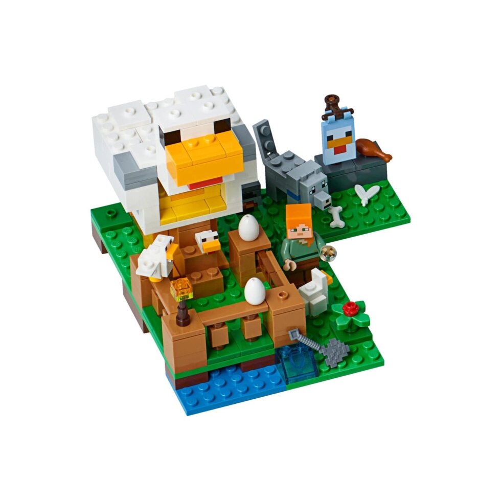 Блоковий конструктор LEGO Minecraft Курятник (21140 ) від компанії Інтернет-магазин EconomPokupka - фото 1