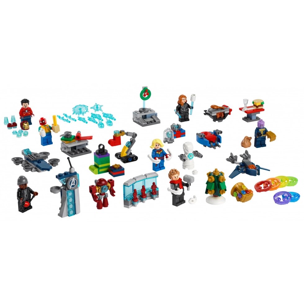 Блоковий конструктор LEGO Новорічний календар Месники (76196) від компанії Інтернет-магазин EconomPokupka - фото 1