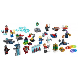 Блоковий конструктор LEGO Новорічний календар Месники (76196)