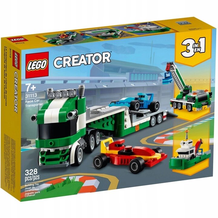 Блоковий конструктор LEGO Транспортер гоночних автомобілів (31113) від компанії Інтернет-магазин EconomPokupka - фото 1