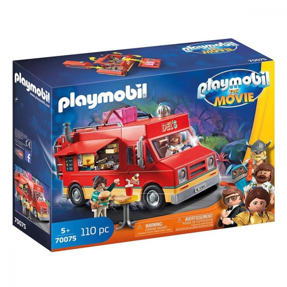 Блоковий конструктор Playmobil The movie Фаст фуд фургон Дела (70075) від компанії Інтернет-магазин EconomPokupka - фото 1