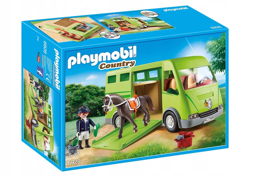 Блоковий конструктор Playmobil Трейлер для коней (6928) від компанії Інтернет-магазин EconomPokupka - фото 1