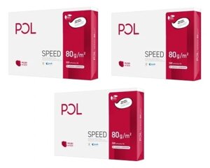 Папір офісний Polspeed білий а4 500 арк 3 пачки