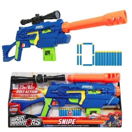 Buzz Bee Toys Air Warriors Ultra-tek Gun гвинтівка для Arrows з прицілом 885954488032 від компанії Інтернет-магазин EconomPokupka - фото 1