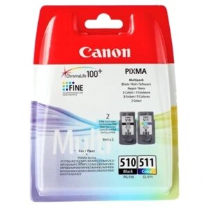 Canon PG-510 + CL-511 Оригінальні чорнильні картриджі 2970B010