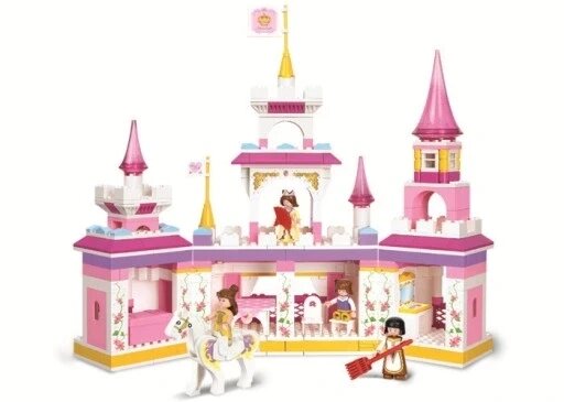 Чарівний замок Sluban Girl's Dream M38-b0251 Blocks Princess Castle Pink Palace 385 шт від компанії Інтернет-магазин EconomPokupka - фото 1