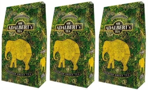 Чай зелений листовий преміум Adalbert's Soursop 100 г 3 шт. від компанії Інтернет-магазин EconomPokupka - фото 1