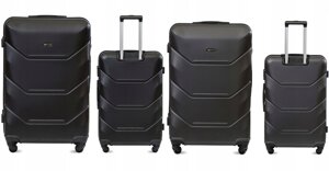 Валіза Bloom Xxl "28 велика міцна жорстка на колесах Abs 97л 15 кольорів" 28 "чорна стійка