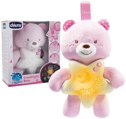 Chicco 91561 рожевий ведмедик від компанії Інтернет-магазин EconomPokupka - фото 1