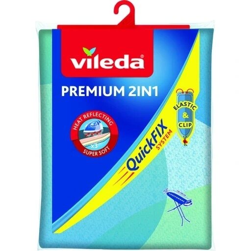 Чохол для дошки Vileda Premium 2в1 синій від компанії Інтернет-магазин EconomPokupka - фото 1