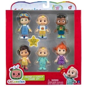 Cocomelon Family And Friends набір 6 фігурок з 6 Jazwares Cmw0170