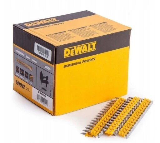 Цвяхи Dewalt Dcn8901020 1005 штук Std 2,6x20mm на стрічці для від компанії Інтернет-магазин EconomPokupka - фото 1