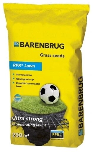 Декоративна садова спортивна трава Barenbrug 250 м² кг розлогова Rpr Lawn спортивна універсальна 5кг від компанії Інтернет-магазин EconomPokupka - фото 1