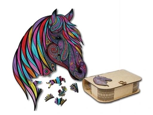 Дерев'яний пазл для дорослих Gift Horse Xl кінь Premium Xxl Puzzle від компанії Інтернет-магазин EconomPokupka - фото 1
