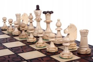 Дерев'яні шахи Junior Sunrise Chess & Games декорировані 42 см