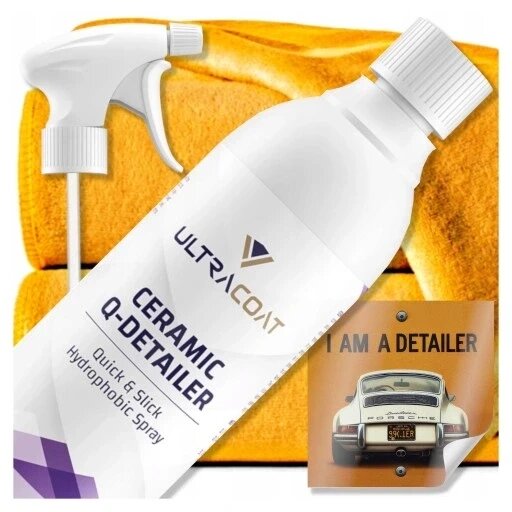 Детейлер Ultracoat Ceramic Q-detailer 500 мл Quick з кварцем Sio2 для лаку 0,5 л від компанії Інтернет-магазин EconomPokupka - фото 1