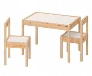 Дитячий стіл IKEA LATT і 2 Стільця