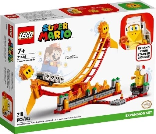 Додатковий набір LEGO Super Mario 71416 Lava Ride Поїздка на лаві Супер Маріо від компанії Інтернет-магазин EconomPokupka - фото 1