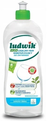 Екологічний блискучий засіб для посудомийних машин Ludwik 500 мл 3x рідина для підсилання блиску посудомийної машини від компанії Інтернет-магазин EconomPokupka - фото 1